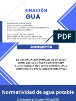 Contaminacion Del Agua