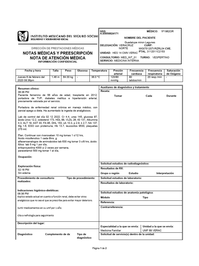 Nota med 1 pdf especialidades medicas medicina clinica