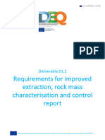 D1.1-Requisitos para Una Mejor Extraccion Caracterizacion Del Macizo e Informe