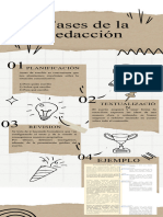 Infografía Fases Del Proyecto Scrapbook Beige