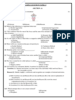 Sample Question Paper 8