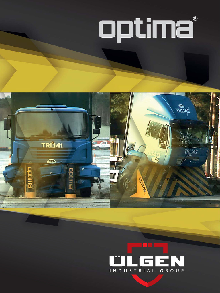 Optima Road Blocker Crash Test Results | PDF | Truck | Security Alarm