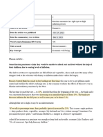 Macroeconomics IA Draft