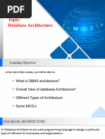 Unit1 - Database Architecture