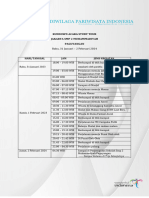 Rundown Acara Study Tour Jakarta