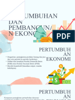 Pertumbuhan Ekonomi Dan Pembangunan Ekonomi