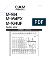 M-164 M-164FX M-164UF: Analog Mixer