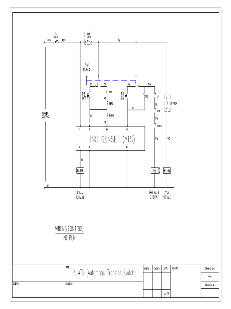 Wiring Ats Gen | PDF