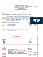 Plan de Evaluacion Arte y Cultura .Seccion 4. 1er. Lapso 2024