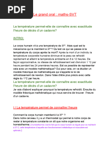 Le Grand Oral Maths