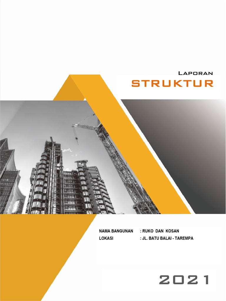 LAPORAN STRUKTUR RUKO DAN KOSAN TAREMPA | PDF