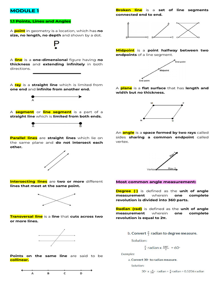 Geometry of Polygons and Angles | PDF | Line (Geometry) | Polygon