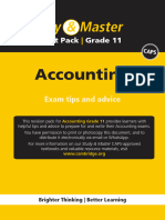 GR11 Accounting Exam Tips and Advice