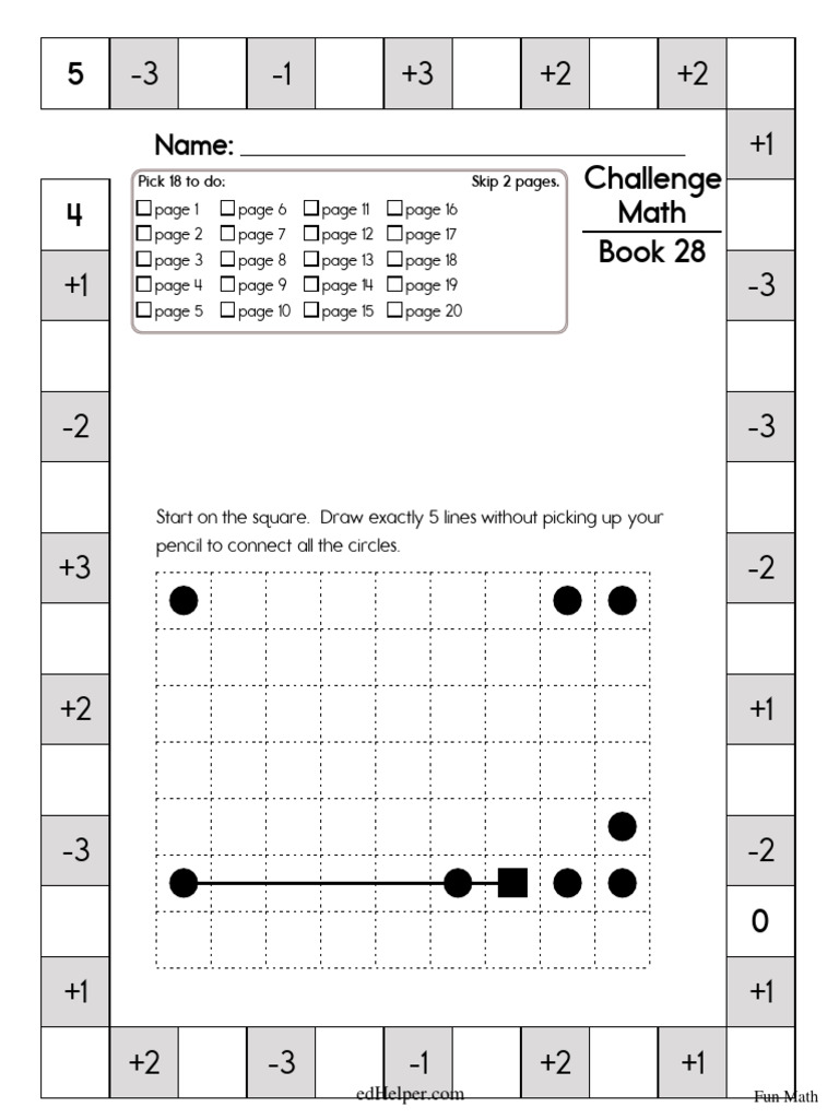 Fun Math Worksheets for Kids | PDF