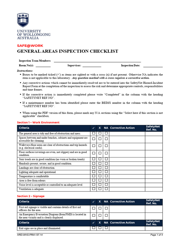 Cherry Picker Safety Inspection Checklist | PDF