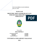 KLP 3 Obstetri Serta Komplikasi Yang Terjadi Pada Kehamilan Dan Persalinan