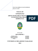 Mengaplikasikan Pengetahuan Patologi Pada Praktik Kebidanan