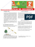 Caracteristicas Del Movimiento Cinematica para Segundo Grado de Secundaria