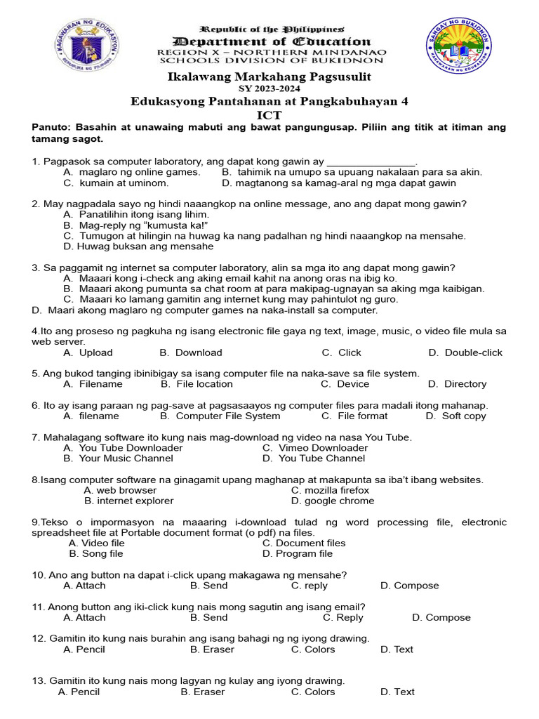 Epp 4 q2 P.E. | PDF
