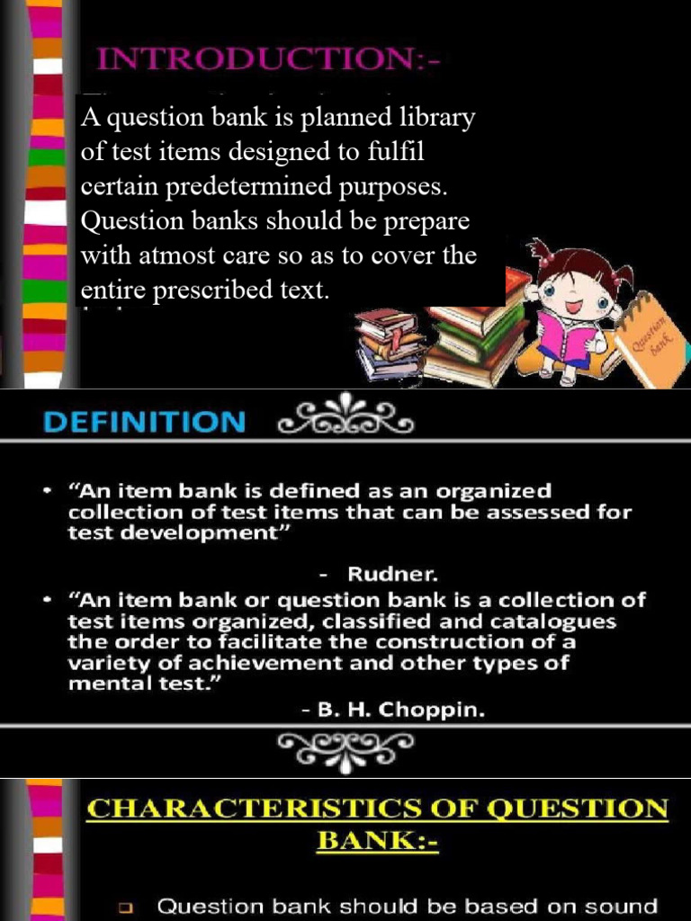 Question Bank Ppt | PDF