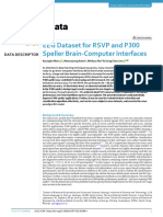 EEG Dataset For RSVP and P300 Speller Brain-Computer Interfaces