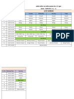 Loy Time Table 11th Science