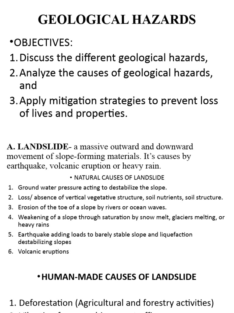 Landslide Drrr Pdf Landslide Sinkhole