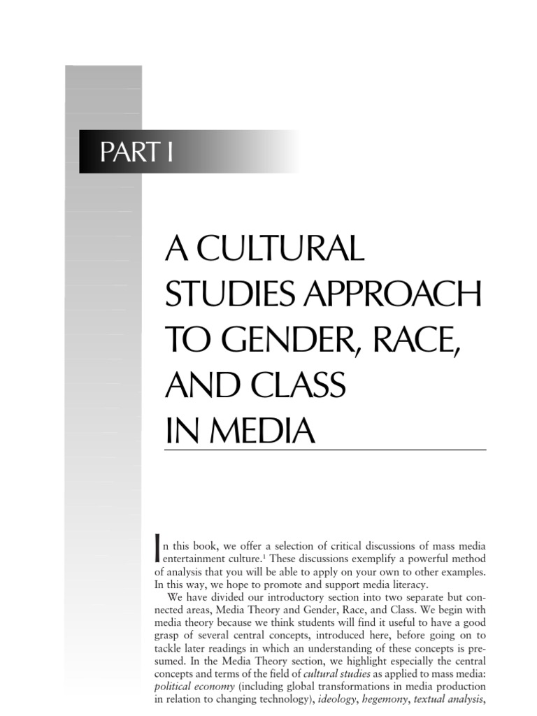 A Cultural Studies Approach To Gender, Race, and Class in Media | PDF ...