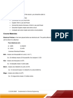 Lesson 3 - Metric Prefixes