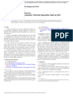 Determining Atmospheric Chloride Deposition Rate by Wet Candle Method