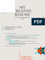 My Creative Resume XL by Slidesgo