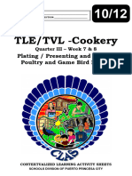 TLE TVL - HECookery10and12 - q3 - CLAS7 - Plating and Storing Poulrtry and Game Bird Dishes - v2FOR QA RHEA ROMERO