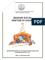 Tata Ibadah Natal Sek. 2 Losari