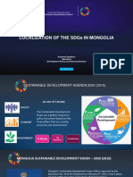 Localization of The Sdgs in Mongolia: National Development Agency