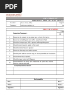 Checklist AMC-Deluge System