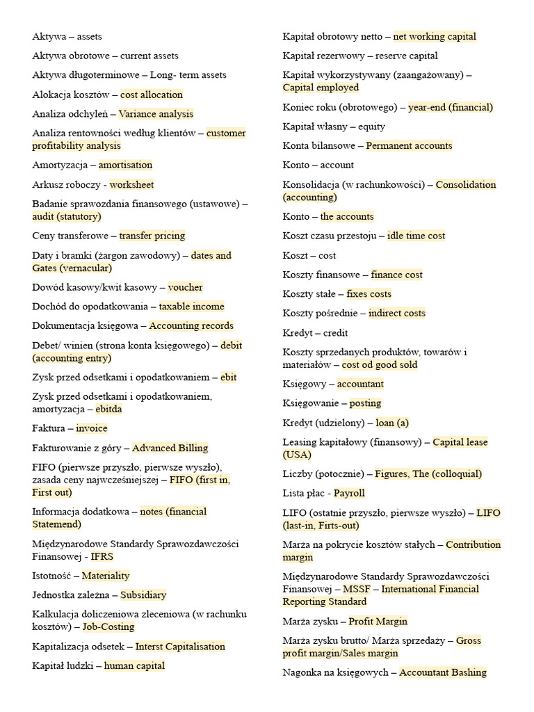 Terminologia | PDF