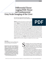 US RP Comparing DTHI With Tissue Harmonic and Fundamental Gray Scale Imaging of The Liver