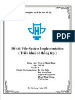 Chap 12 File System Implementation
