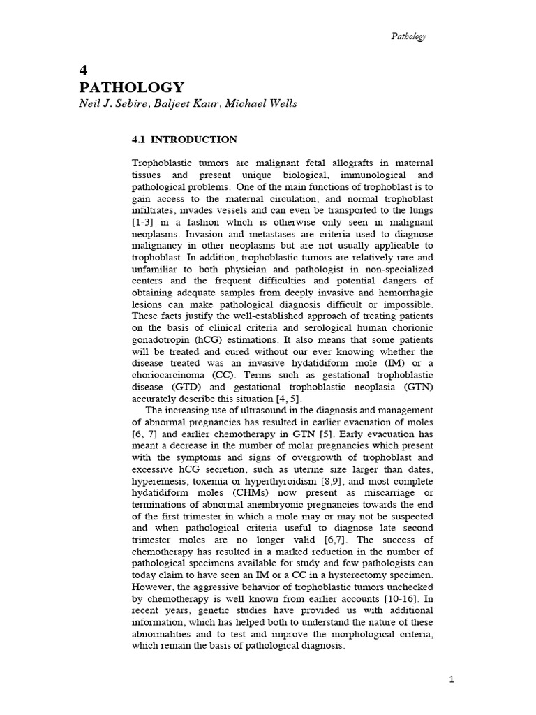 Chapter 4 Pathology Pdf Reproduction Clinical Medicine