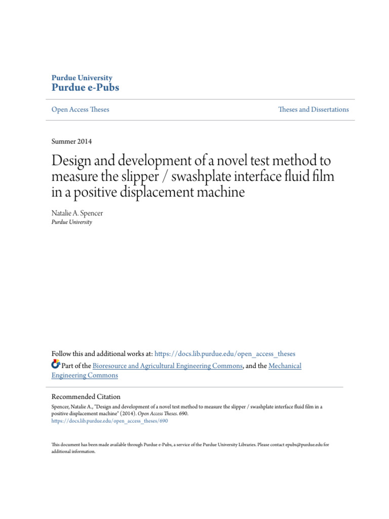 Design and Development of A Novel Test Method To Measure The Slipper ...