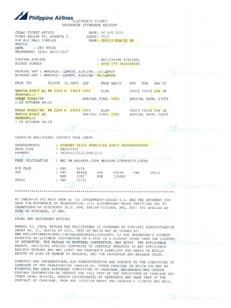 Ticket 6 | PDF