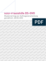 2022 - GDD-Praxishilfe DS-GVO - Mustervertrag Zur Auftragsverarbeitung Gemaess Art. 28 DS-GVO Vers. 2.1