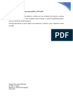 As Ambiguidades Da Reconstrução Política