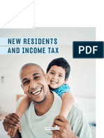 New Resident and Income Tax 2023