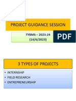 Project Guidance Lecture
