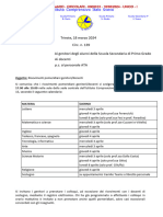 SEGNATURA 1710751099 139 SV Ricevimenti Pomeridiani Aprile