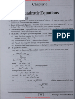 ICSE Class 10 Maths Ad Chapter 06 Quadratic Equations