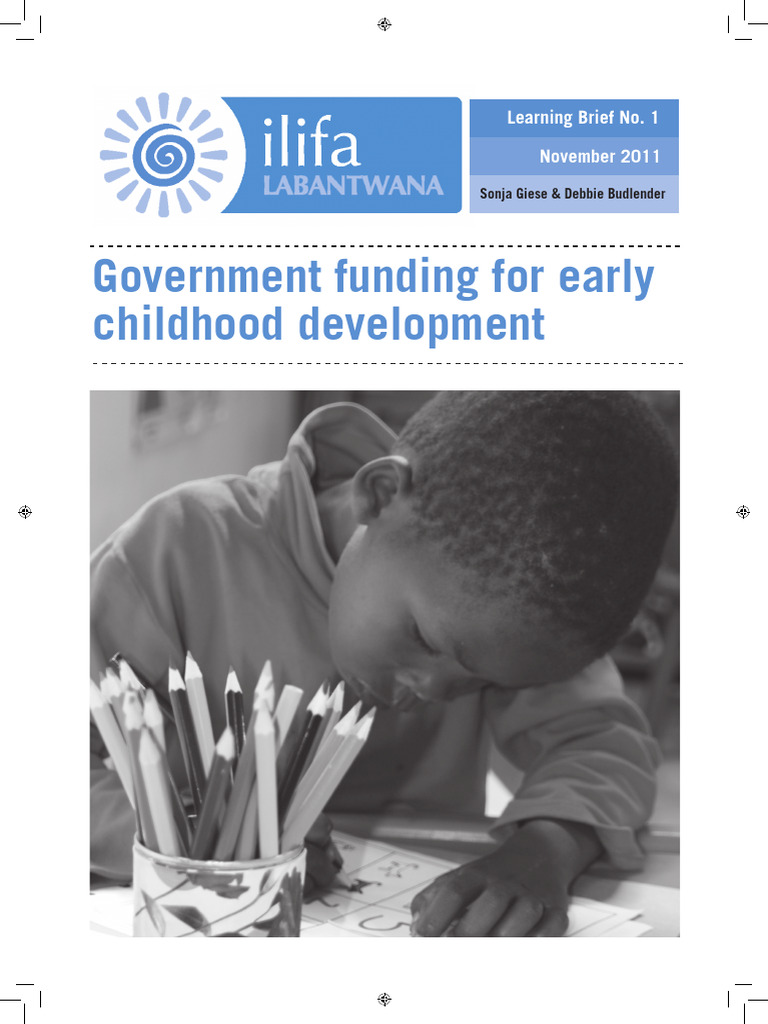 Government Funding For ECD in South Africa Summary | PDF | Subsidy