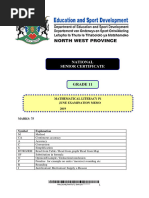 Mathematical Literacy GR 11 MEMO P1