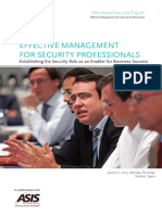 Effec MGT For Security Profs Brochure